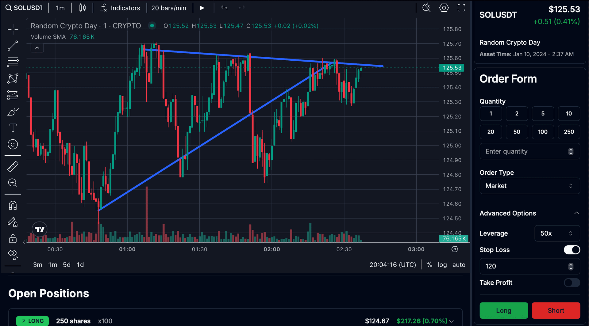 Home Page Preview (dark mode)
